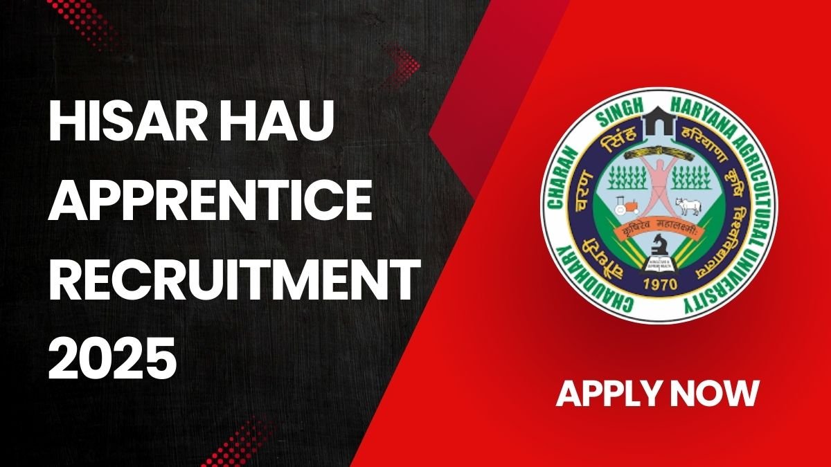 Hisar HAU Apprentice Recruitment 2025